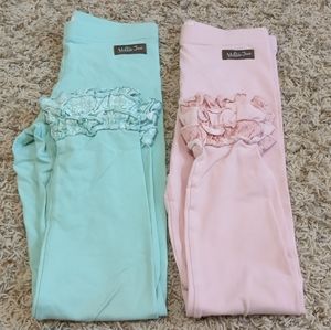 2 pairs of Matilda Jane size 6 leggings